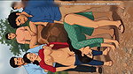 Horny Cartoon Woman Hardcore Gangbang with Multiple Men AI Video