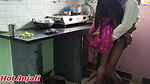 Hot Bhojpuri cultured aunty got all the water from her hot pussy taken out in the kitchen by her brother-in-law’s son