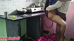 Hot Bhojpuri cultured aunty got all the water from her hot pussy taken out in the kitchen by her brother-in-law’s son