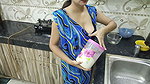 Indian Step Stepmom and Step Stepson in Kitchen Ka Najayaz Walla Pyar Bete Se Chudwa Kar Aapna Yaar Bana Liya Hindi Dirty Talk