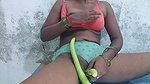 Indian Village Sexy Bhabhi Take Big Cucumber In Her Pussy Inside And Fully Enjoyed