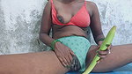 Indian Village Sexy Bhabhi Take Big Cucumber In Her Pussy Inside And Fully Enjoyed