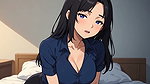 Lesbian Stepmom teaching sex bed room
