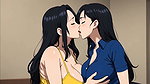 Lesbian Stepmom teaching sex bed room