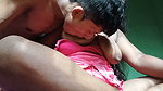 Milky boobs & dildo fuck