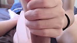 Northeast College Girl Gives Handjob With Blowjob