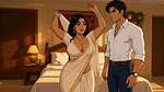 Sex – Desi Wife in Saree Gets Creampied by Big Cock Husband