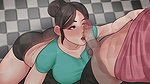 Step MOM Linda Favored a Sloppy Blowjob to Her Step Son Irvin in The Kitchen While His Step Sister Watching Tv_ Taboo Family Sex
