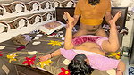 Stepsister Fully Opened on Rakhi Stepbrother Takes Her Naked & Hard at Home