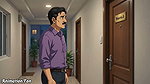 The old college professor came home