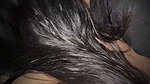 The virgin girl got her tight pussy fucked by the neighbor’s big and thick penis, and fully satisfied the pussy