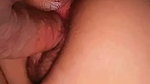 Cute GF’s Hairy Creampie Giving a Blowjob Fucking in Doggy 4