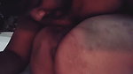 Husband licking her wife’s pussy wrapped dairymilk chocolate