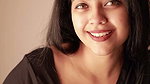 Awesome beautiful girl boobs cleavage expose in black blouse 1