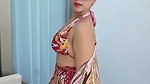 Awesome milky white girl cleavage thigh expose in bikini 1