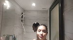 Sexy Tamil Lovers – Cute Girlfriend Showing Boobs Kissing & 10 MIN Shower Vid 12