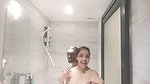 Sexy Tamil Lovers – Cute Girlfriend Showing Boobs Kissing & 10 MIN Shower Vid 12