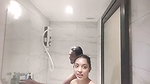 Sexy Tamil Lovers – Cute Girlfriend Showing Boobs Kissing & 10 MIN Shower Vid 12