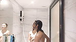 Sexy Tamil Lovers – Cute Girlfriend Showing Boobs Kissing & 10 MIN Shower Vid 15