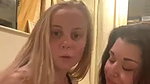 Two hot friends playing on camera 1