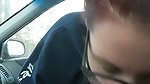 White Tenant Girl Gives Me Head In The Car & Cum Eat 1