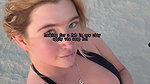 foreign lady open tits show in blue dress 1