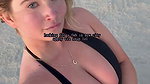 foreign lady open tits show in blue dress 1