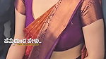 kannada actress big navel slips in maroon saree 1