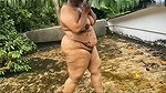 BUSTY_INDIAN_AUNTY_NUDE_WALKING_ON_ROOFTOP AND ENJOY THE RAIN
