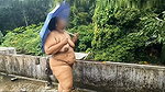 BUSTY_INDIAN_AUNTY_NUDE_WALKING_ON_ROOFTOP AND ENJOY THE RAIN