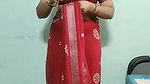 Homely girl very hot boobs navel and hip expose in saree blouse 1