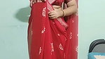 Homely girl very hot boobs navel and hip expose in saree blouse 1
