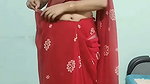 Homely girl very hot boobs navel and hip expose in saree blouse 1