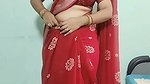 Homely girl very hot boobs navel and hip expose in saree blouse 1