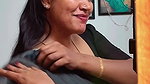 Mallu Reshma seducing with busty boobs in saree blouse 1