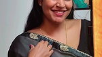 Mallu Reshma seducing with busty boobs in saree blouse 1