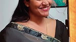 Mallu Reshma seducing with busty boobs in saree blouse 1