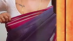Mallu Reshma seducing with busty boobs in white blouse 1