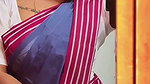 Mallu Reshma seducing with busty boobs in white blouse 1