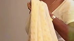 Mallu Reshma seducing with busty boobs in white blouse 1