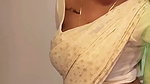 Mallu Reshma seducing with busty boobs in white blouse 1