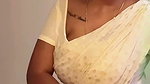 Mallu Reshma seducing with busty boobs in white blouse 1