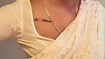 Mallu Reshma seducing with busty boobs in white blouse 1