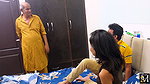 A Stepfather Called a Son-in-law with His Girlfriend an Make a Good Love and Sex Together Hardcore Threesome Video