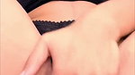 Fingering with Black Pantie