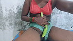 Indian Village Sexy Bhabhi Take Big Cucumber in Her Pussy Inside and Fully Enjoyed