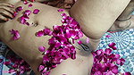 Hot Bride Make Honeymoon Best! She Was Nude on Rose Petals, Both Married Full Exsited for Hard Fucking Video