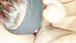 Mature Grandmother and My Brunette Stepmother-in-law Sucking Cock