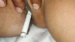 Rajasthani Neha Pussy of the Smokes Cigarette and Gets Fingers Inserted in Her Pussy