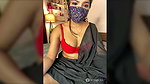 Desi Indian wife in saree showing her boobs 1